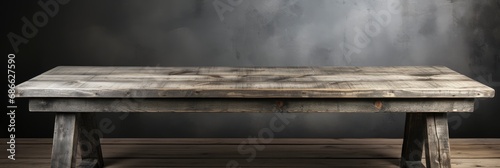 Aged Bright Gray Wooden Table Background , Banner Image For Website, Background, Desktop Wallpaper