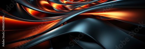 Abstract Dark Background Light Stripes Colourful , Banner Image For Website, Background, Desktop Wallpaper
