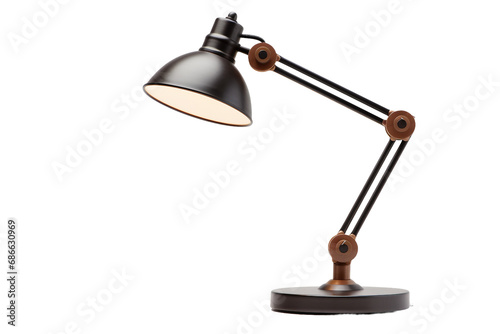 Chic Luminescence Desk Lamp isolated on transparent background