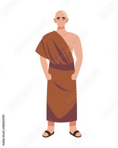 buddhist monk character