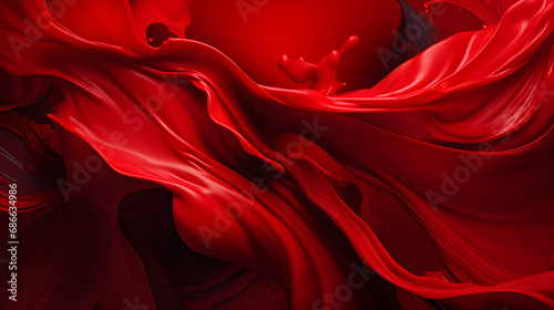 red silk abstract background