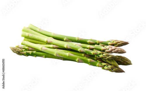 Fresh Asparagus On Transparent Background