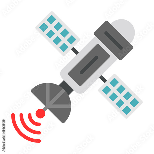 Fototapeta Naklejka Na Ścianę i Meble -  Space station Icon