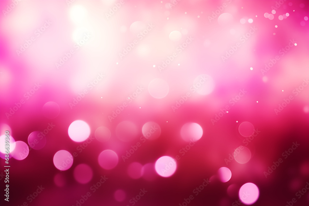 pink glowing particle abstract background, bokeh, blur effect