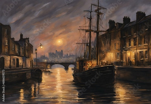Whispers of Wapping: Riverside Romance under Gaslit Glow photo