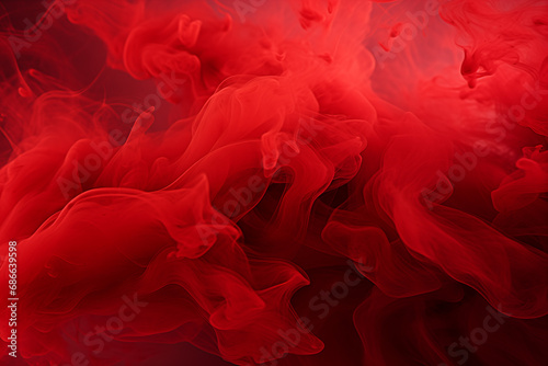 A abstract image of red rising smoke on black background #686639598