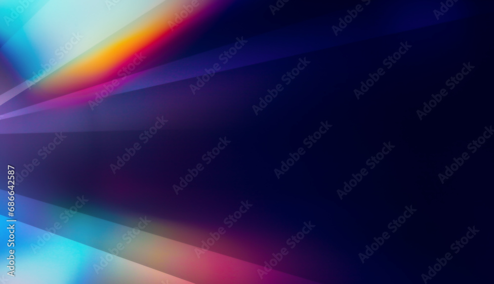 abstract background with the physical phenomenon of light refraction