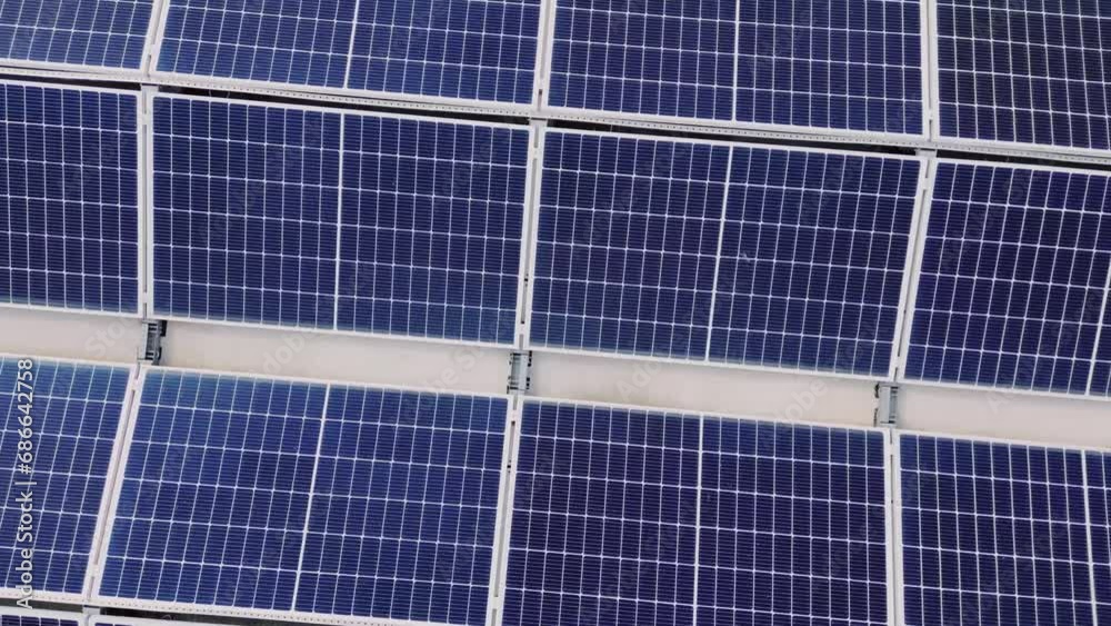 photovoltaic system on an industrial site
