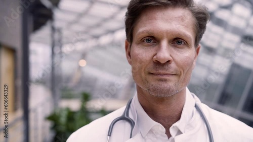 Portrait of a friendly doctor