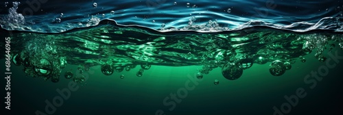 Transparent Dark Green Clear Water Surface , Banner Image For Website, Background, Desktop Wallpaper