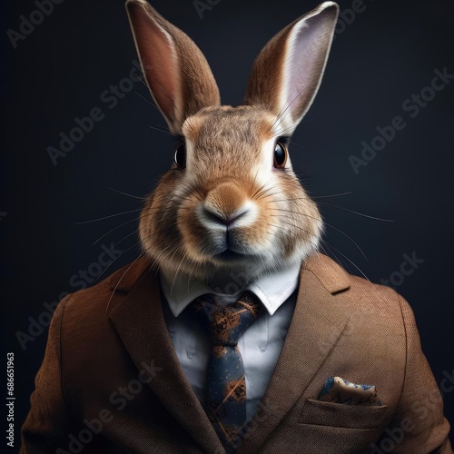 Rabbit in costume