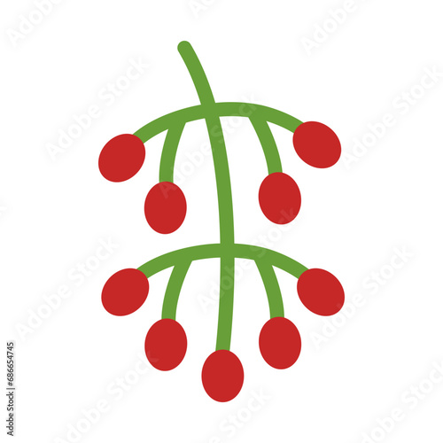 Hackberry Vector Flat Icon Design