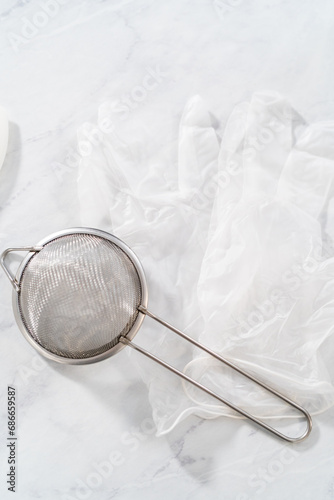 Cuadro en lienzo Bundt Cake Tools and Equipment