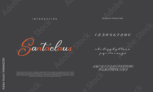 Signature font calligraphy logotype script brush font type font lettering handwritten 