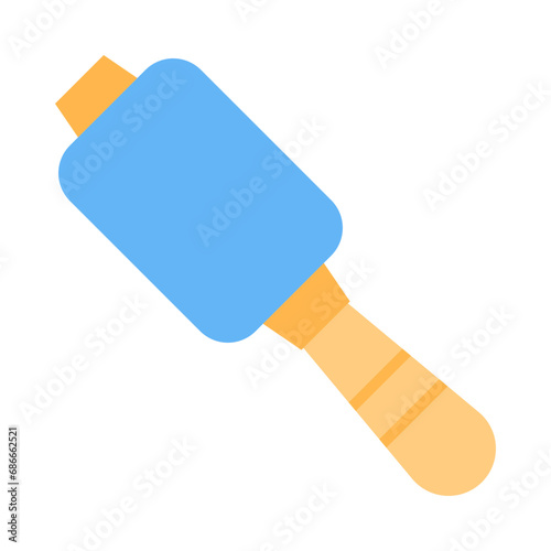 Lint Roller Vector Flat Icon Design