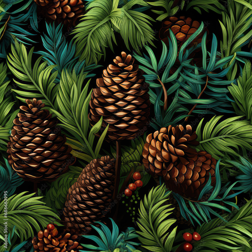 Fototapeta premium Seamless Pattern for printing, sublimation, digital paper