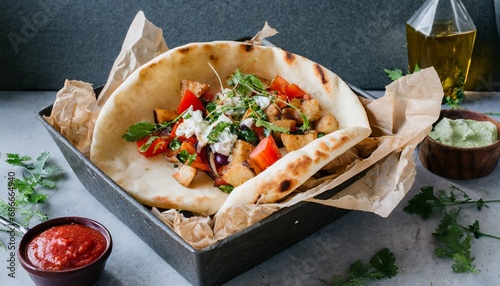 Healthy Middle Eastern Pita: A Nutritious Takeaway Side Dish