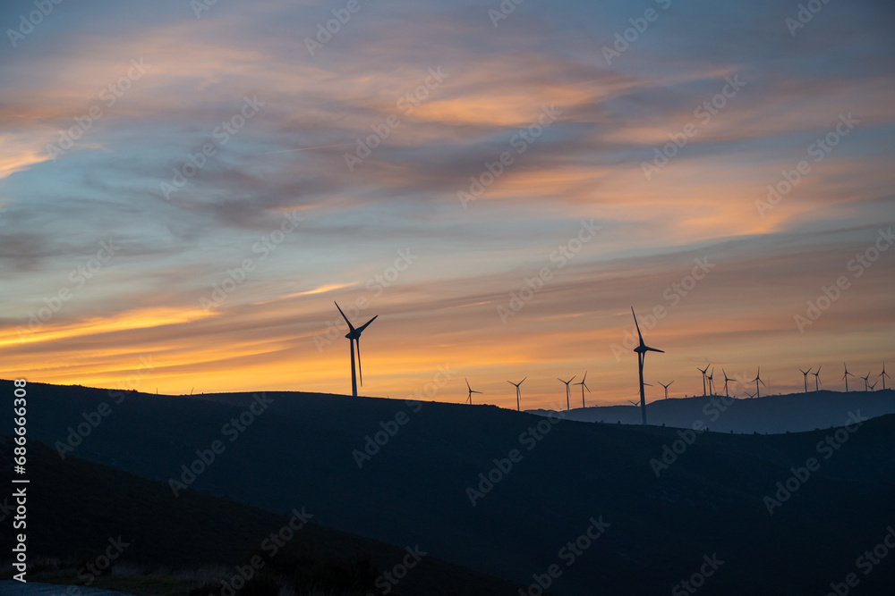 Obraz premium Serra da Arada, São Pedro do Sul, Paisagens de Portugal.
