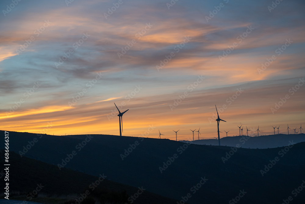 Obraz premium Serra da Arada, São Pedro do Sul, Paisagens de Portugal.