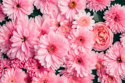 pink chrysanthemum flowers