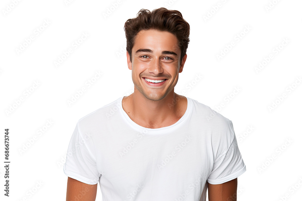 Studio portrait of a beautiful young man with an attractive smile isolated on transparent png background. Studio portrait of a beautiful young man with an attractive smile isolated on transparent png background.