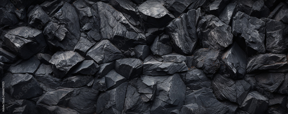wall in coal mine background. ai generative wall in coal mine background. ai generative
