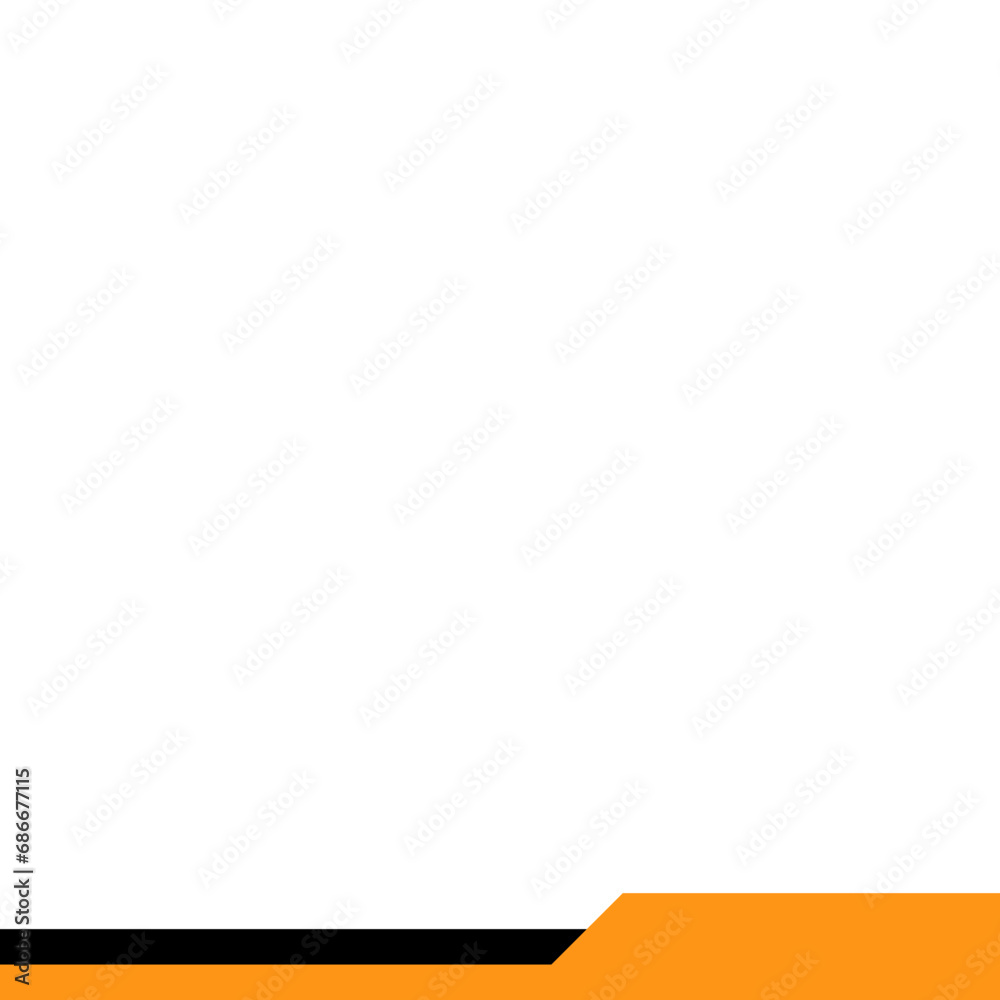 Obraz premium Flat Geometric Footer