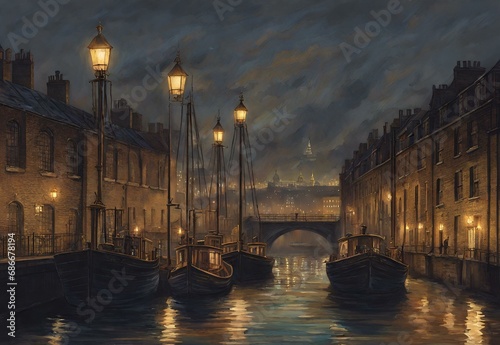 Whispers of Wapping: Riverside Romance under Gaslit Glow photo