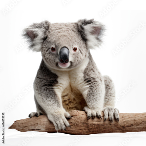 Cute Australian Koala isolated on transparent background © RMedia