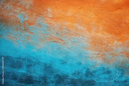 Abstract background in orange and blue colors