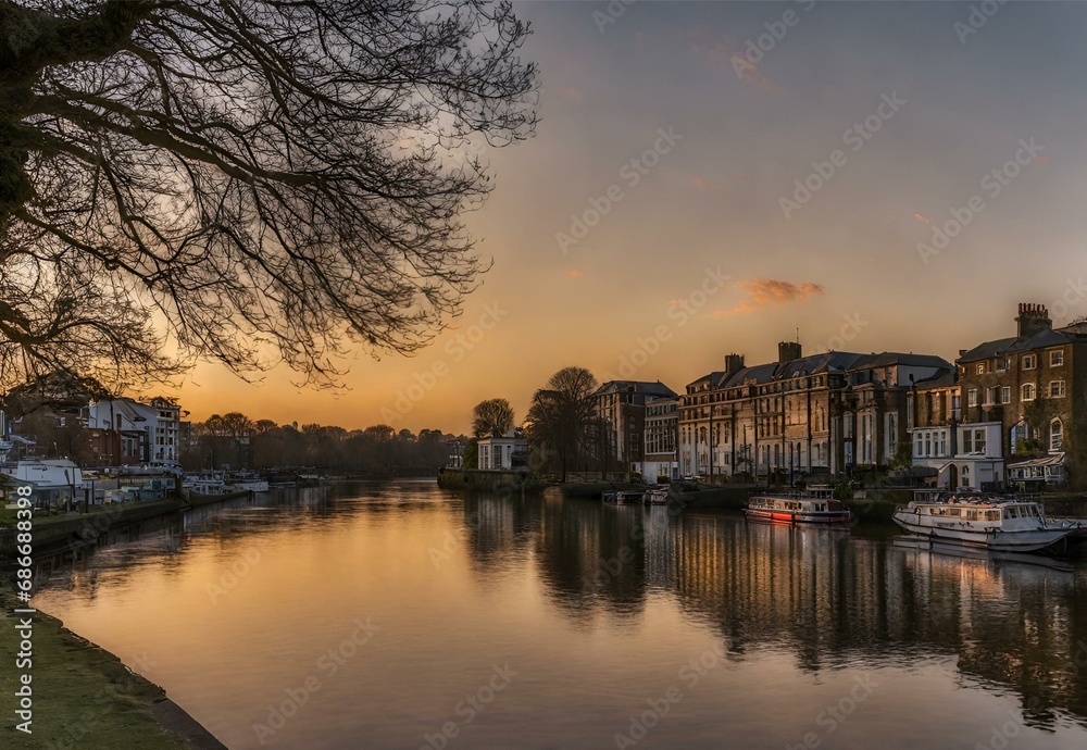 Sundown Serenade: Kew Gardens' Botanical Beauty at Sunset