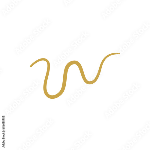 Parasitic Worms Vector Illustration