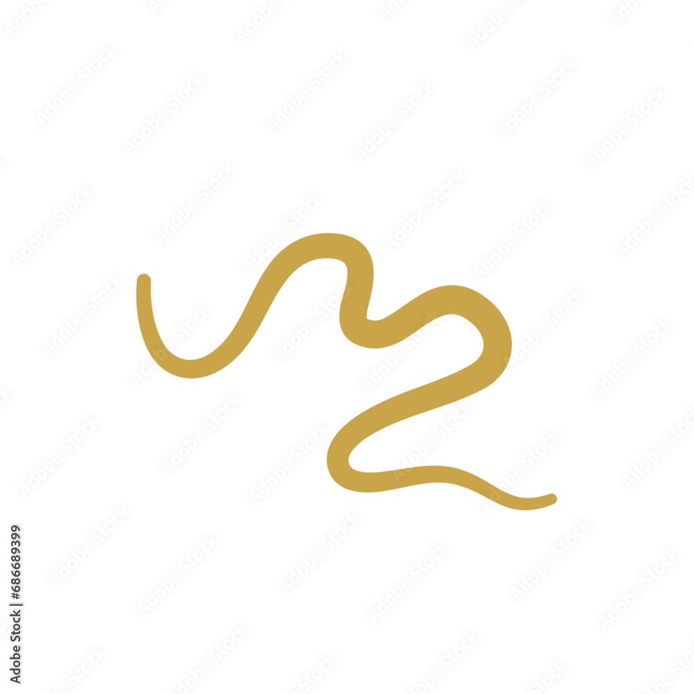 Parasitic Worms Vector Illustration Parasitic Worms Vector Illustration
