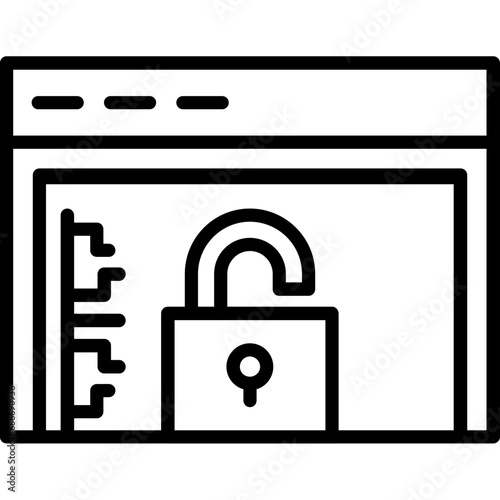 Web encryption Icon