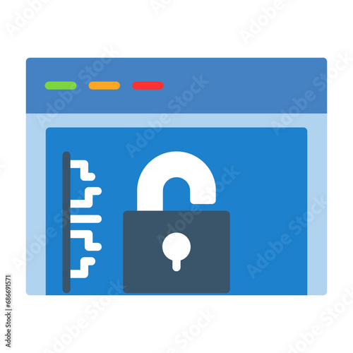 Web encryption Icon