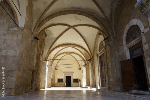 Historic buildings of Rieti  Italy  Duomo