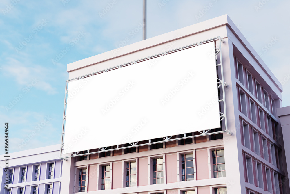 Building Advertisement Billboard Mockup Building Advertisement Billboard Mockup