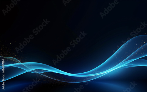 futuristic abstract background, curves, spaces, lights