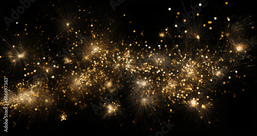 background gold fireworks, black and gold, luxury, celebration, new year, parties, events, 