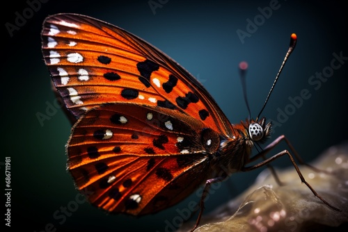 beautiful natural pastel background butterfly and flower