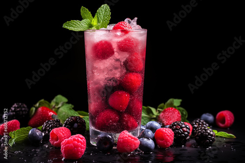 Coctail Frosted Berry Fizz
