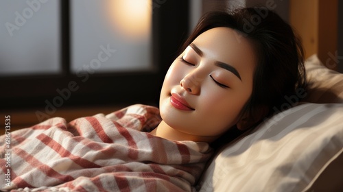 Young Asian Lady Waking Morning   Background HD For Designer