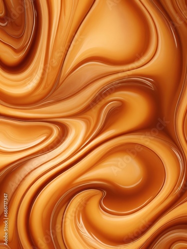 Caramel background for sweet tooth