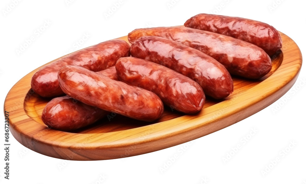 sausage isolated on transparent background