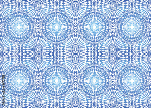 Openwork background, abstract design background. Blue color. 