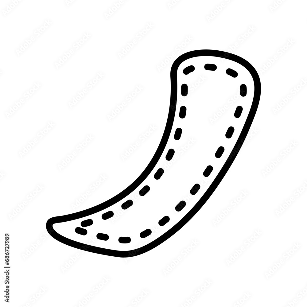Feminine hygiene pad outline icons. Daily sanitary napkin product symbol isolated on white background. Modern simple vector icon for website or mobile app. Feminine hygiene pad outline icons. Daily sanitary napkin product symbol isolated on white background. Modern simple vector icon for website or mobile app.
