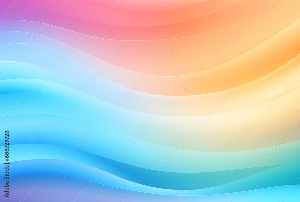 abstract colorful background pastel rainbow backgrounds wallpaper, light cyan and light beige, minimalism