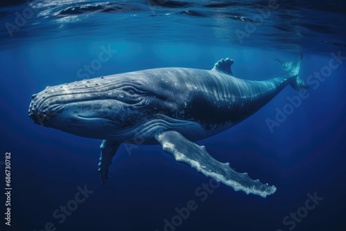 Humpback blue whale © Venka