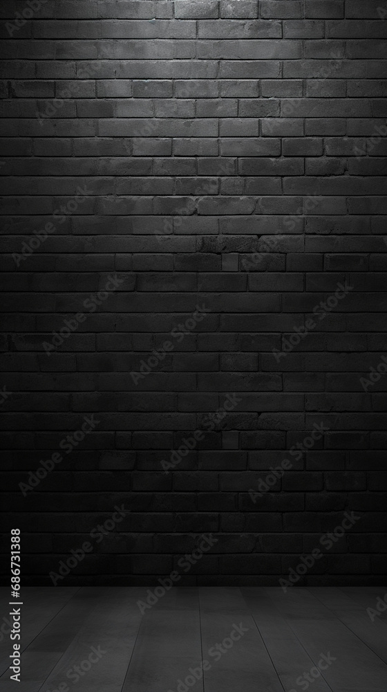 black brick wall stock photo, clean minimalist lines, minimalist designs created with Generative Ai black brick wall stock photo, clean minimalist lines, minimalist designs created with Generative Ai