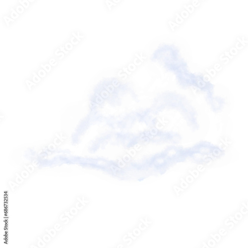 cloud hand draw